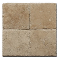 Antique Noce 8x8 Tumbled Travertine Paver