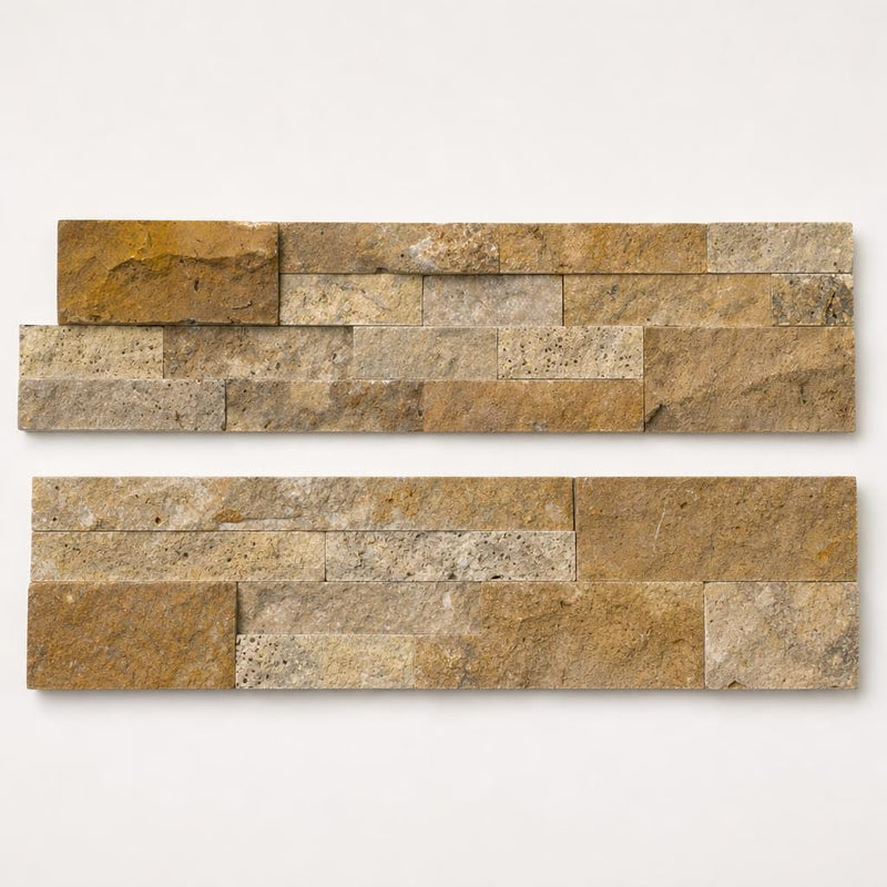 Noce Marble Ledger Panel 6x24 Splitface close-up
