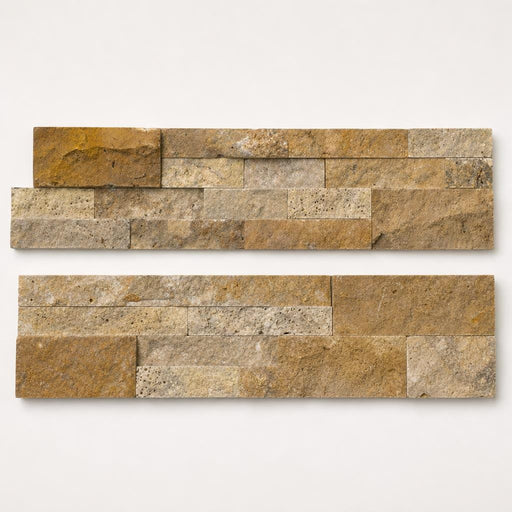 Noce Marble Ledger Panel 6x24 Splitface close-up