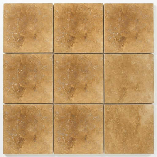 Noce Travertine Tile 12x12 Polished close-up