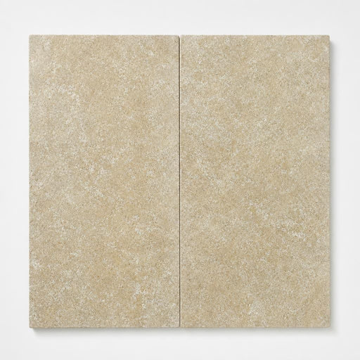 Noce Travertine Tile 12x24 Tumbled close-up