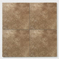 Noce Travertine Tile 18x18 Honed, Filled close-up