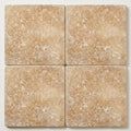 Noce Travertine Tile 18x18 Tumbled close-up