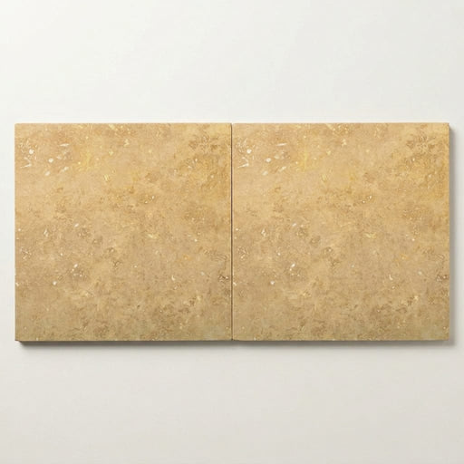 Noce Travertine Tile 24x24 Filled, Honed close-up