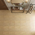 Noce Travertine Tile 24x24 Filled, Honed — Foyer floor