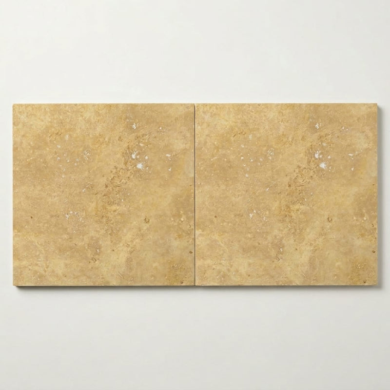 Noce Travertine Tile 24x24 Polished close-up