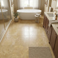 Noce Travertine Tile 24x24 Polished — Primary Bath floor