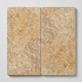 Noce Travertine Tumbled 12 x 24 x 1.25 Paver 12x24 close-up