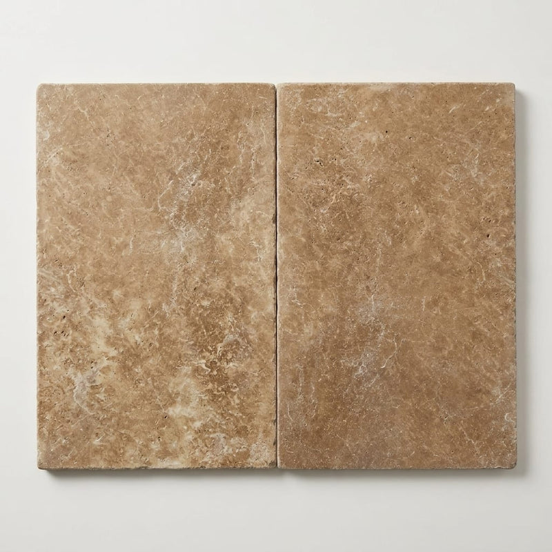 Noce Travertine Tumbled 16 x 24 x 1.25 Paver 16x24 close-up