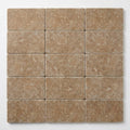 Noce Travertine Tumbled 6 x 12 x 1.25 Paver 6x12 close-up