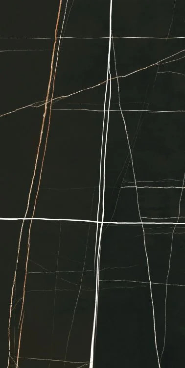 Noir Black 24x48 Polished Porcelain Tile