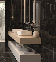 Noir Black 48x48 Polished Porcelain Tile