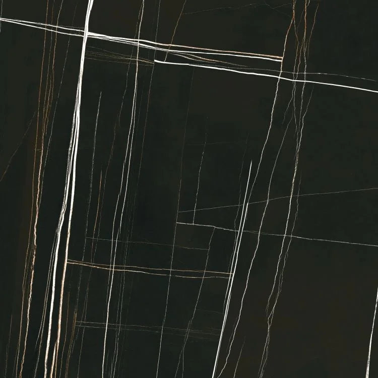 Noir Black 48x48 Polished Porcelain Tile