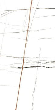 Noir White 24x48 Polished Porcelain Tile