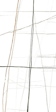 Noir White 24x48 Polished Porcelain Tile