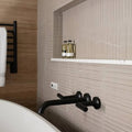 Nomade Bone 24x48 Parallelo Deco Matte Ceramic Field Tile