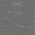 Nomade Noir 12x12 1x4 Straight Set Matte Porcelain Mosaic