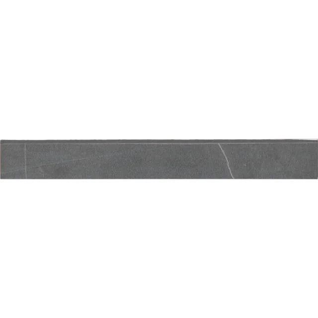 Nomade Noir 24x3 Matte Bullnose Porcelain Trim