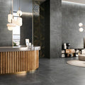 Nomade Noir 24x48 Matte Ceramic Field Tile