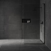 Nomade Noir 48x24 Parallelo Deco Matte Ceramic Tile