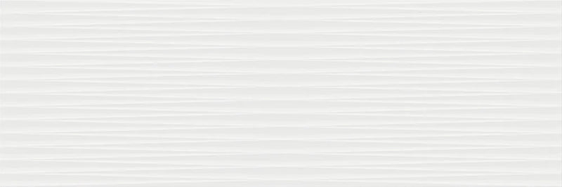 Nordic Snow Aura Satin 16x48 Ceramic Wall Tile
