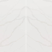 Nouvel Calacatta Annata Super Jumbo 139x81 Polished 3cm Quartz Slab