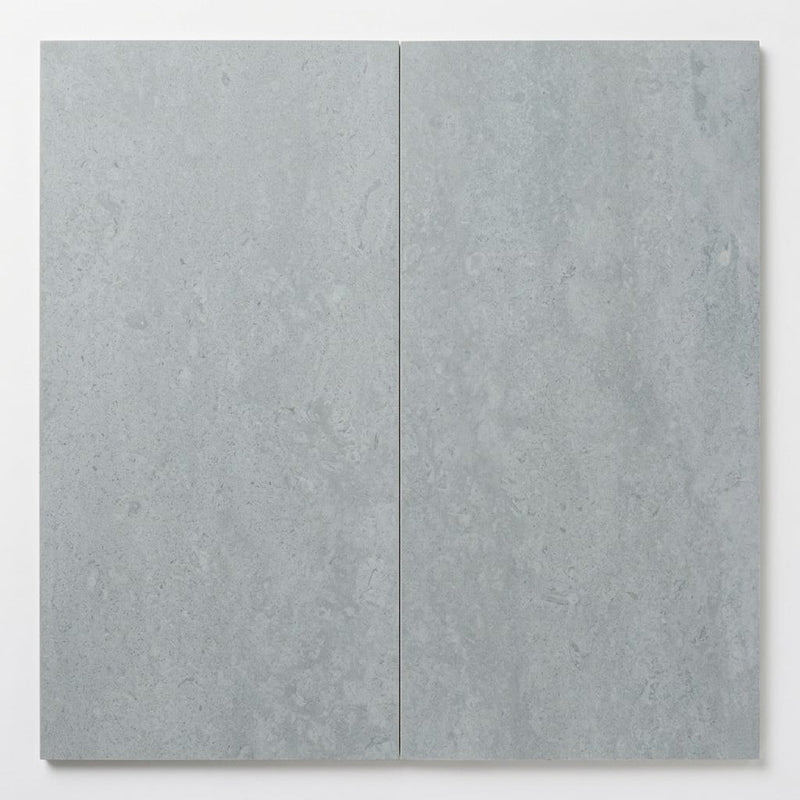 Nova Blue Limestone Tile 12x24 Honed close-up