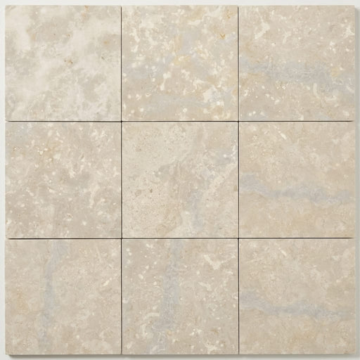 Nova Gold Limestone Tile 12x12 Honed close-up
