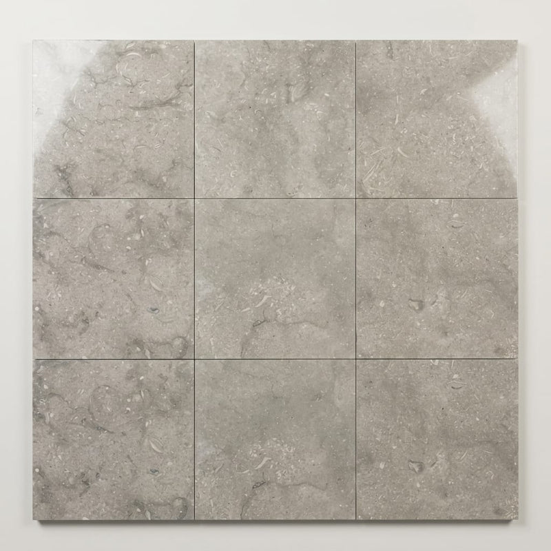 Nova Gold Polished 12x12 Limestone Tile close-up