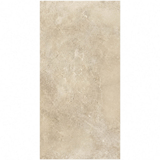 Single Novabell Sovereign Beige 16x32 matte porcelain tile with a beige stone-look texture.