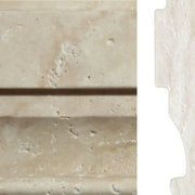 Nysa 02x12x01 Unfilled & Honed Travertine Single Ogee Trim