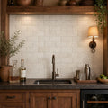 Nysa 03x06 Tumbled Travertine Tile 3x6 — Wet Bar backsplash