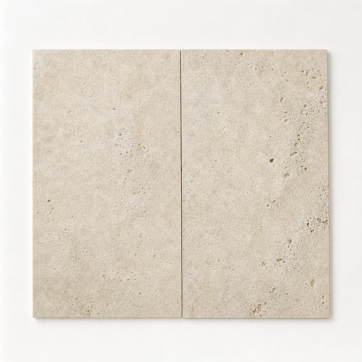 Nysa 12x24 Filled & Honed Travertine Tile close-up