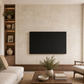 Nysa 12x24 Filled & Honed Travertine Tile — Living Room feature wall