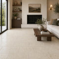 Nysa 12x24 Filled & Honed Travertine Tile — Living Room floor