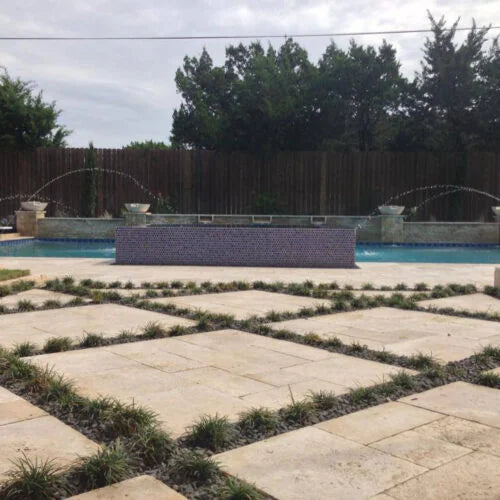 Nysa 06x06 Tumbled Travertine Tile