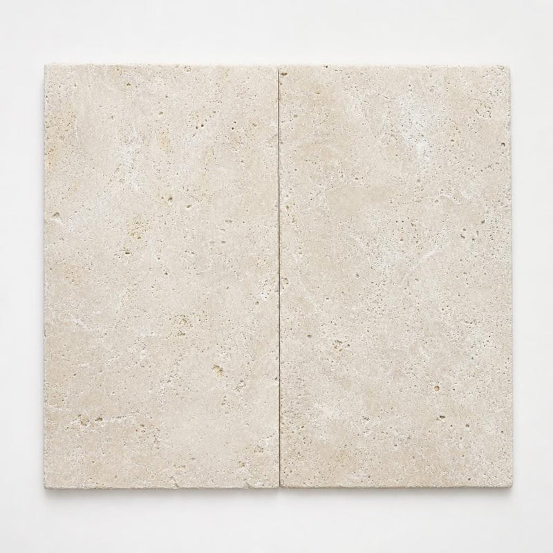Nysa 12x24 Tumbled Travertine Tile close-up