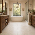 Nysa 12x24 Tumbled Travertine Tile — Primary Bath floor
