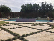 Nysa 6x24 Split-Face Travertine Ledger Stone