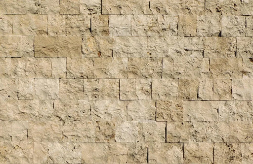 Nysa 06x2.5x06 Split-Face Travertine Corner Ledger Stone
