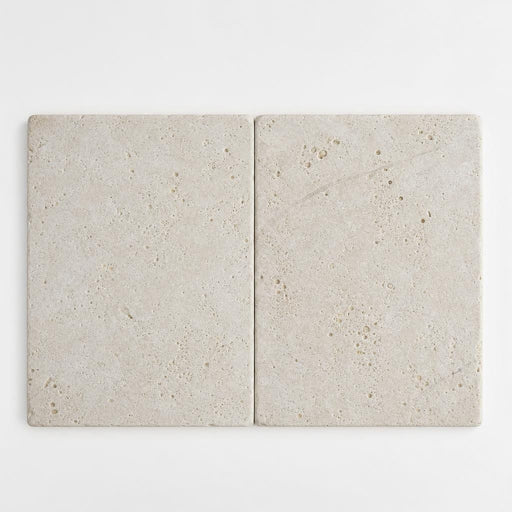 Nysa Travertine Paver 16x24 Tumbled 1.25 inch close-up