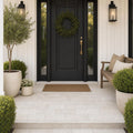 Nysa Travertine Paver 6x12 Tumbled 1.25 inch — Front Yard front porch