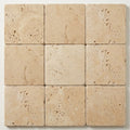 Nysa Travertine Tile 12x12 Tumbled close-up