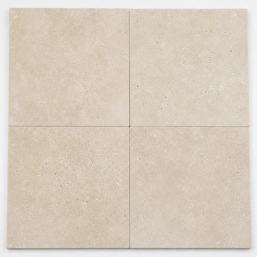 Nysa Travertine Tile 18x18 Filled, Honed close-up