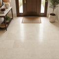 Nysa Travertine Tile 18x18 Filled, Honed — Foyer floor