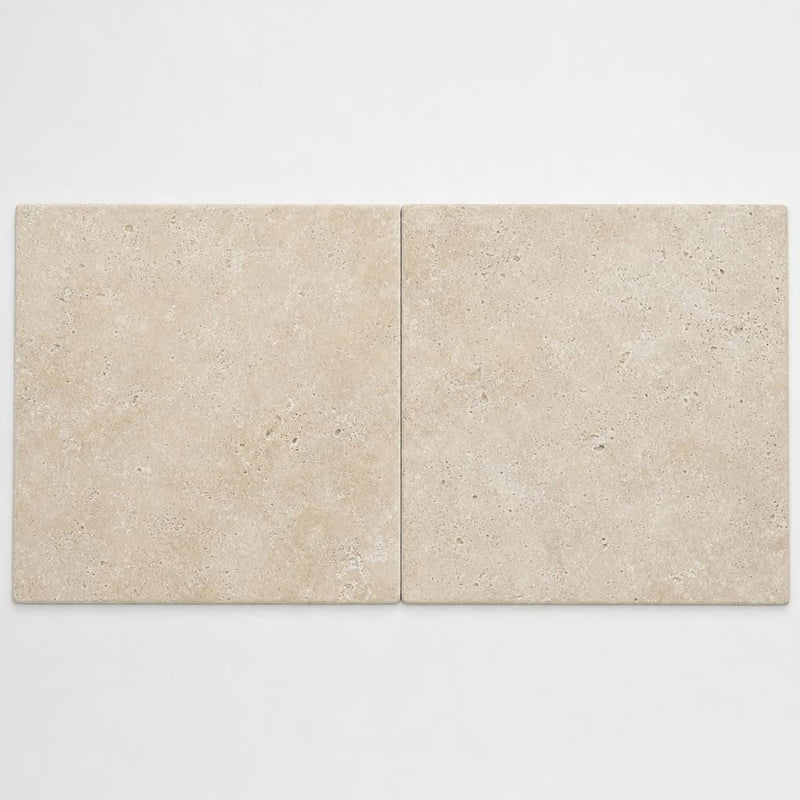 Nysa Travertine Tile 24x24 Tumbled close-up