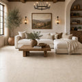 Nysa Travertine Tile 24x24 Tumbled — Living Room floor