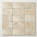Nysa Travertine Tile 6x12 Tumbled close-up