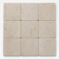 Nysa Travertine Tile 8x8 Tumbled close-up