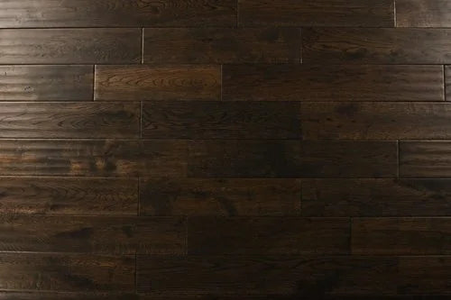 Oak Blackmoon Oak 4-3/4xRL (12-48) Hand-Scraped Urethane Oak Wood Flooring
